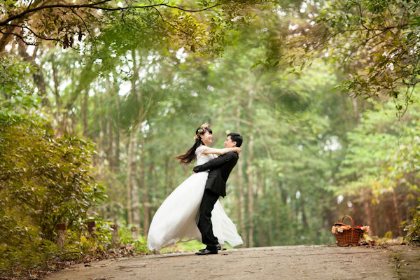 matrimonio a tema natura